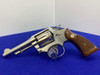 Smith & Wesson Model 10-5 .38 Spl Nickel 4" *1970s K-FRAME DOUBLE-ACTION*