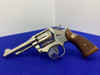 Smith & Wesson Model 10-5 .38 Spl Nickel 4" *1970s K-FRAME DOUBLE-ACTION*