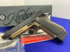 Kimber KDS9c Rail 9mm 4.5" *TWO TONE FDE BLACK KIMPRO FINISH*
