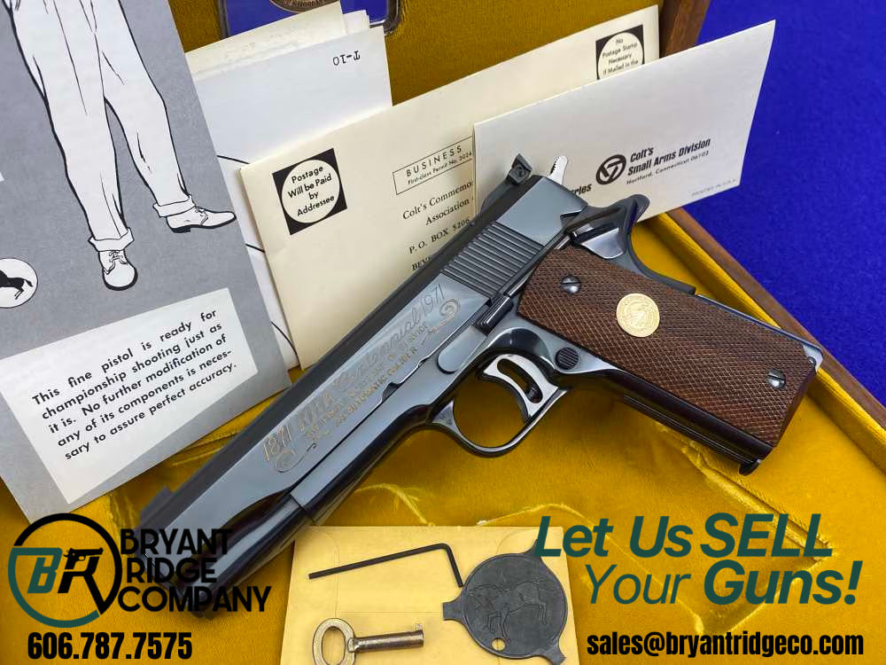 【レア物】WA Colt Gold Cup National Match RARE 1971 Colt National Match Gold Cup -SCARCE NRA CENTENNIAL- 1