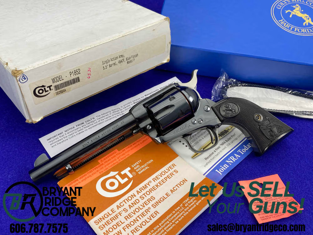 COLT Single Action Army .45 ミッドナイトブルー未使用 CUSTOM SHOP Colt Single Action Army .45ACP 5.5
