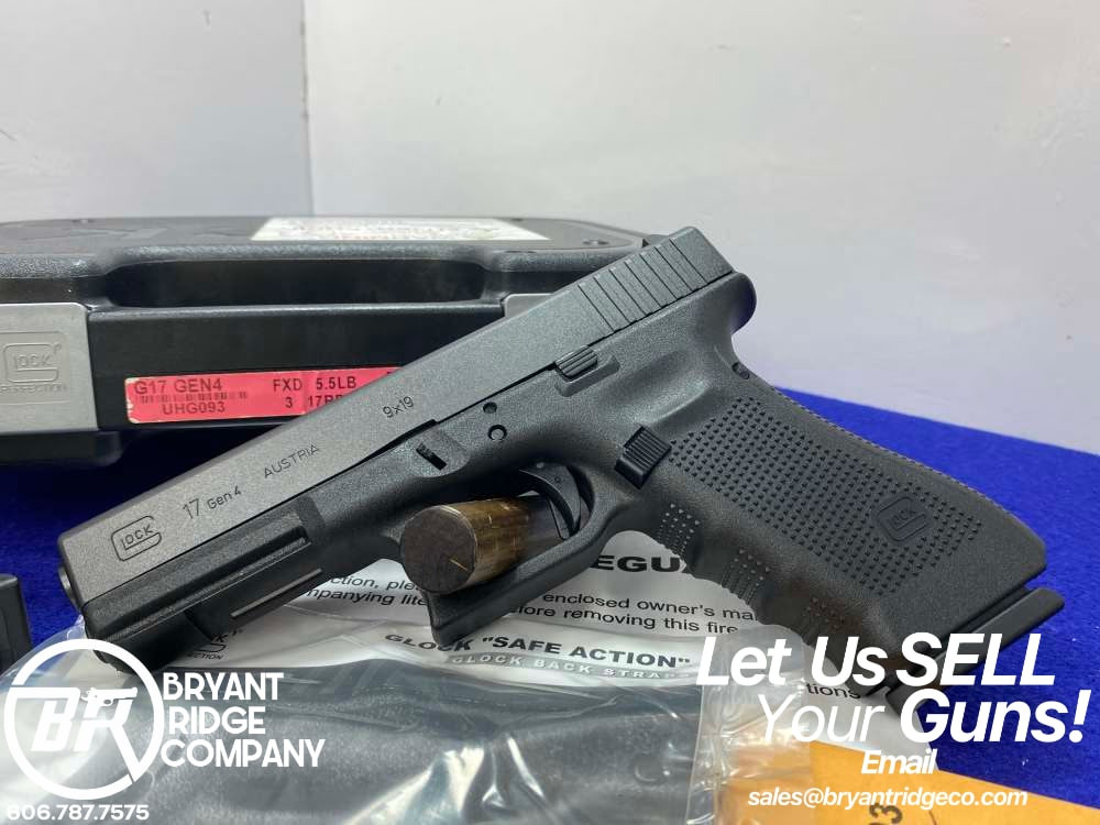 Glock 17 Gen 4 9mm Blk 4.49