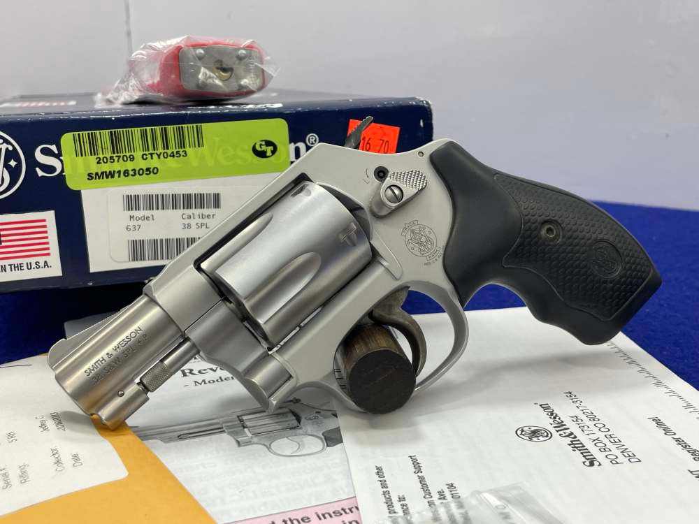 2013 Smith & Wesson 637-2 Airweight .38 Spl+P 1.875