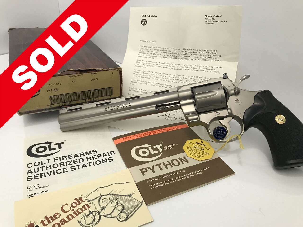 Colt Python 8in