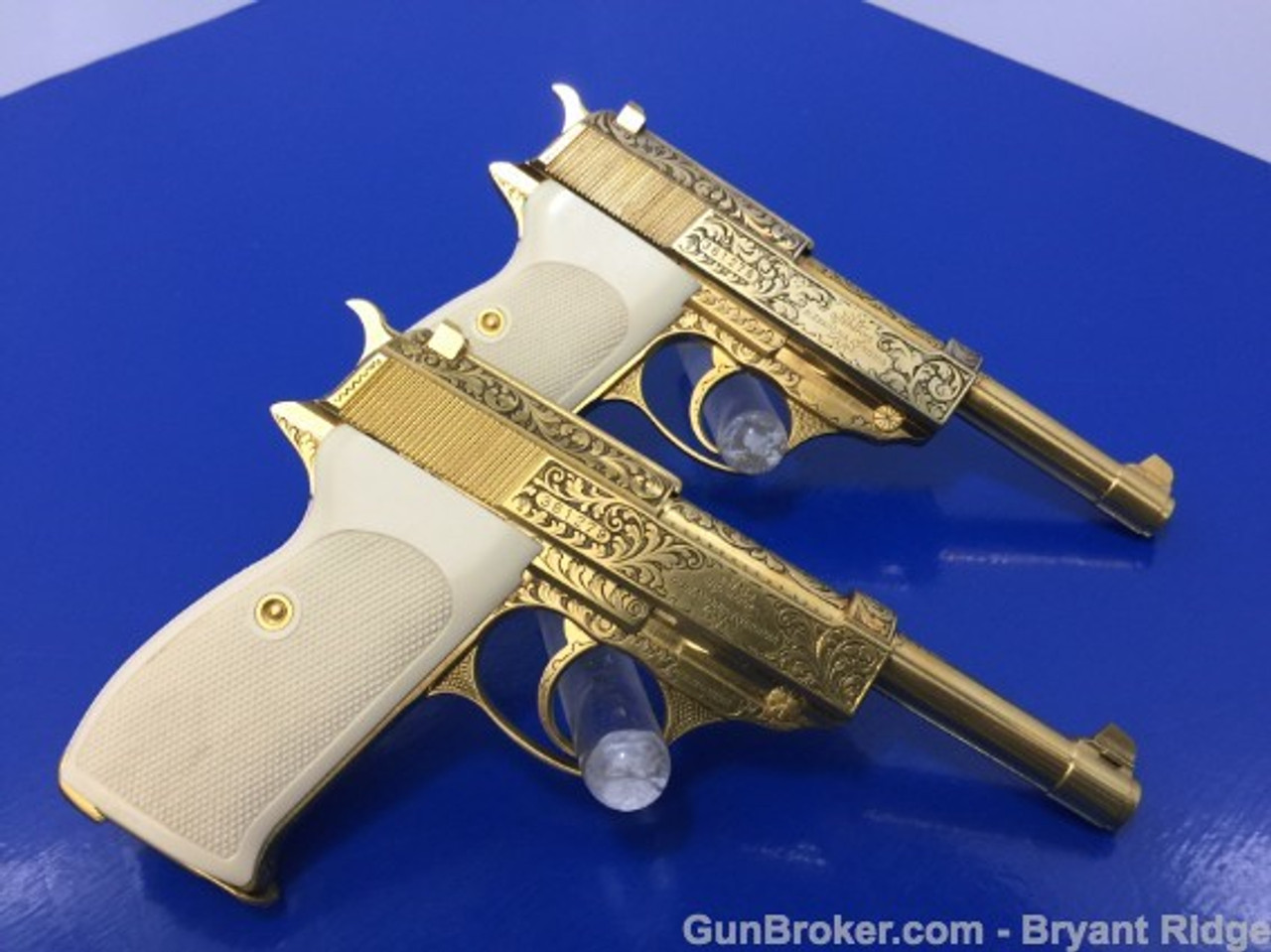 Walther P38 モデルガン ゴールド Walther P38 9mm. – American Golden Weapons Inc