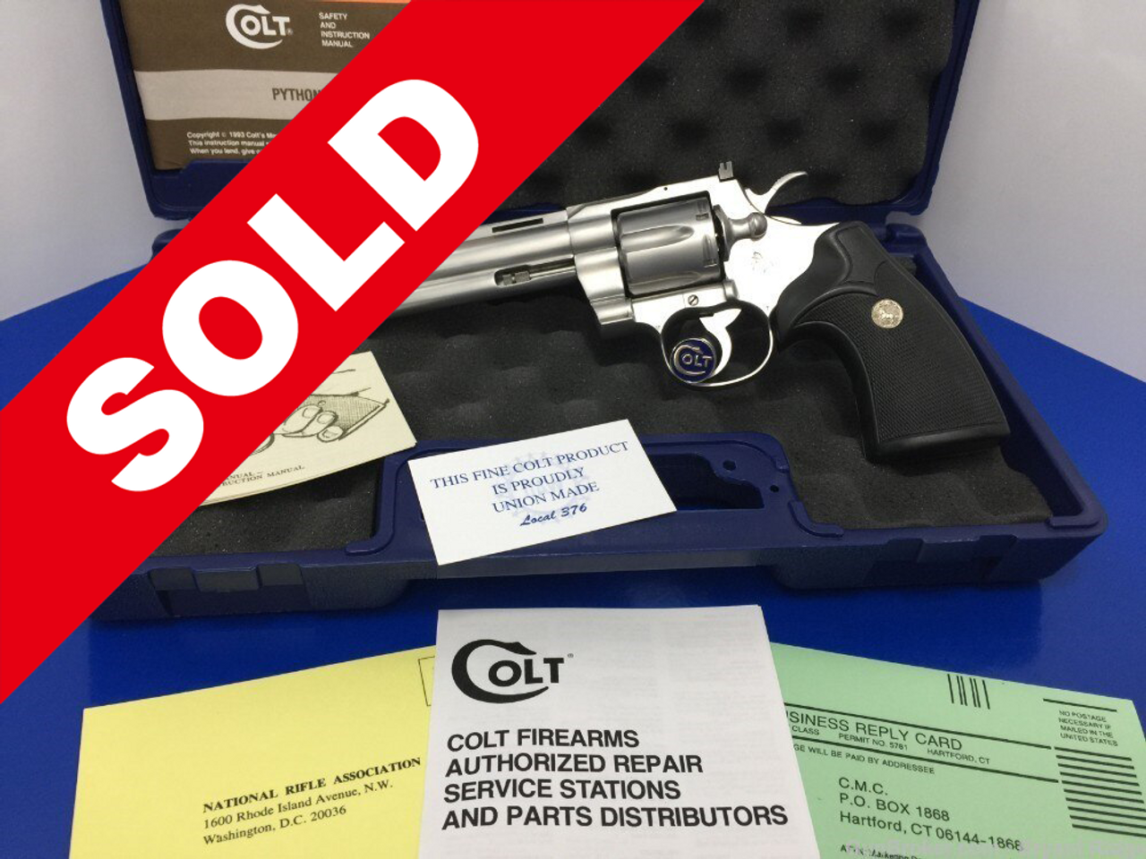 1995 Colt Python Stainless 8in - Bryant Ridge