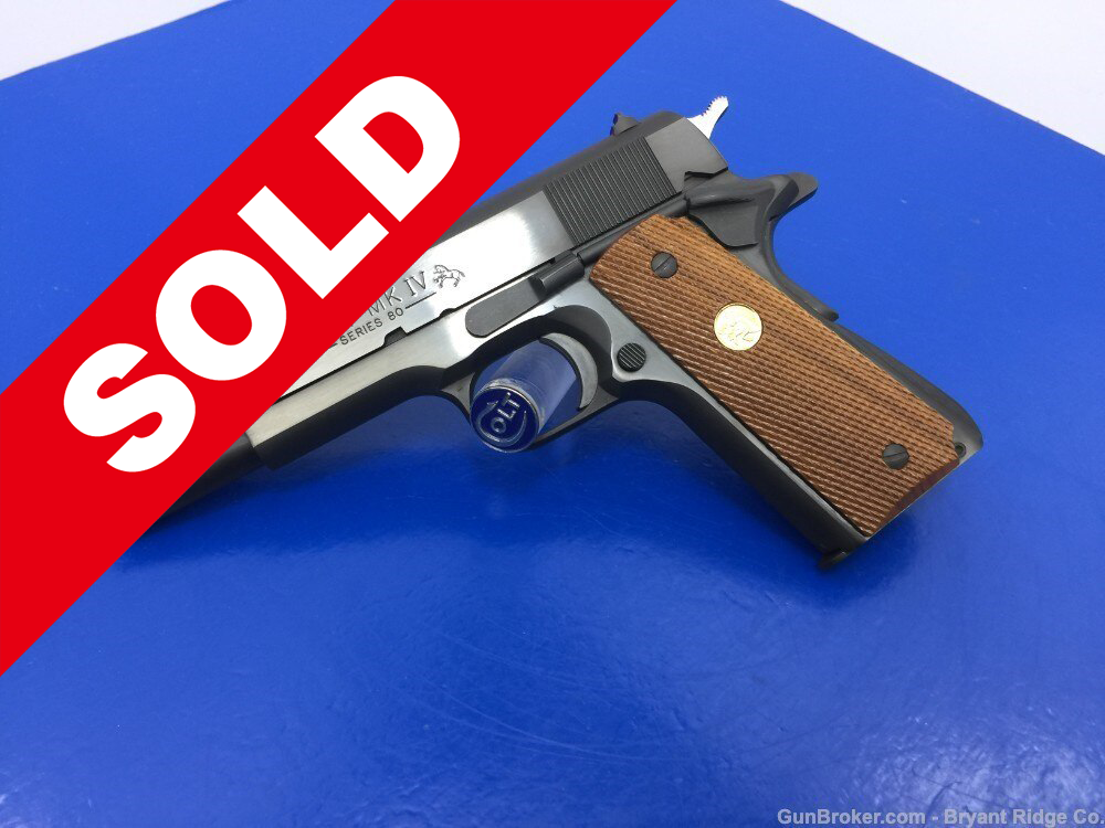 1987 Colt Government Model MK IV .38Super ROYAL BLUE - Bryant Ridge