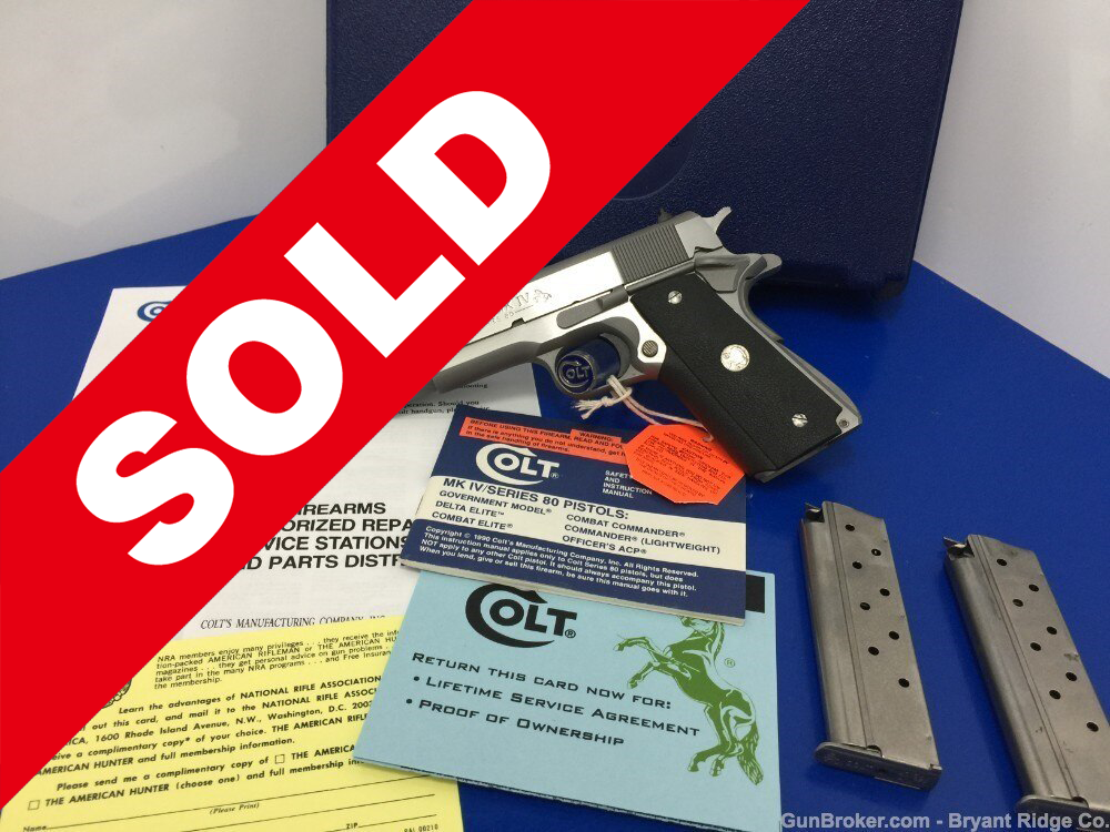 1991 Colt MK IV Series 80 Government Model *VERY RARE .40S&W MODEL