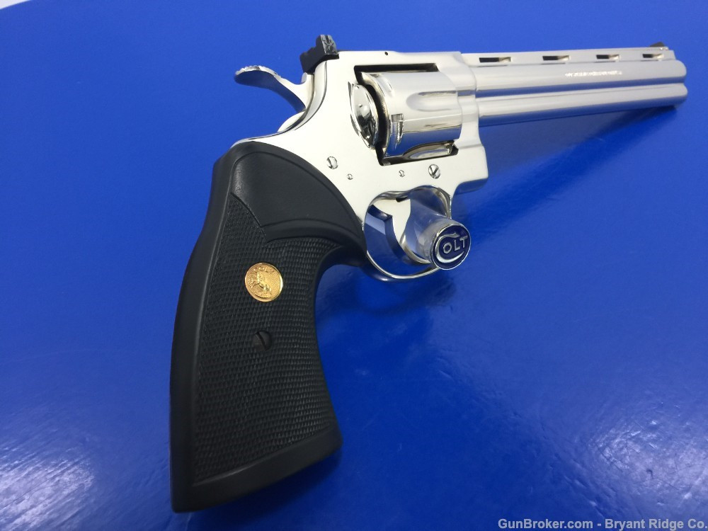 1980 Colt Python Target NICKEL 8