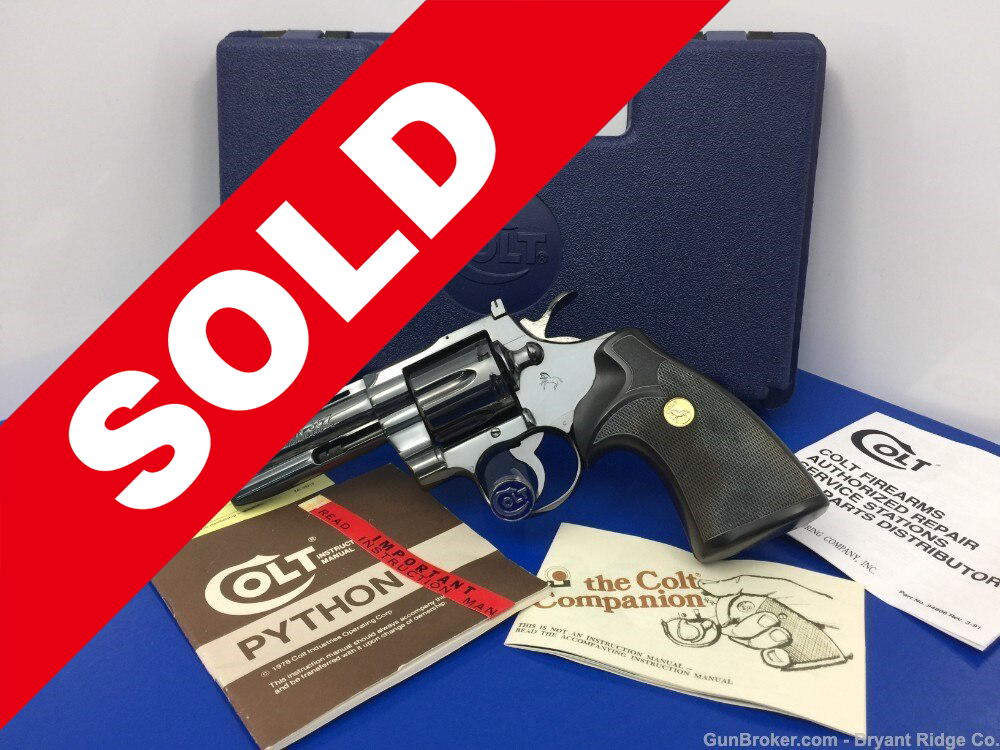 1974 Colt Python *COLT ROYAL BLUE .357Mag - Bryant Ridge