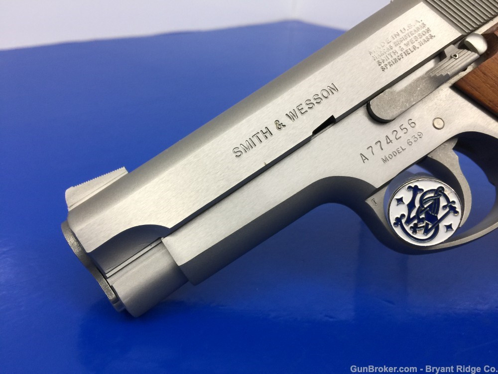 1982 Smith & Wesson Model 639 Stainless 9MM Parabellum*VERY SCARCE