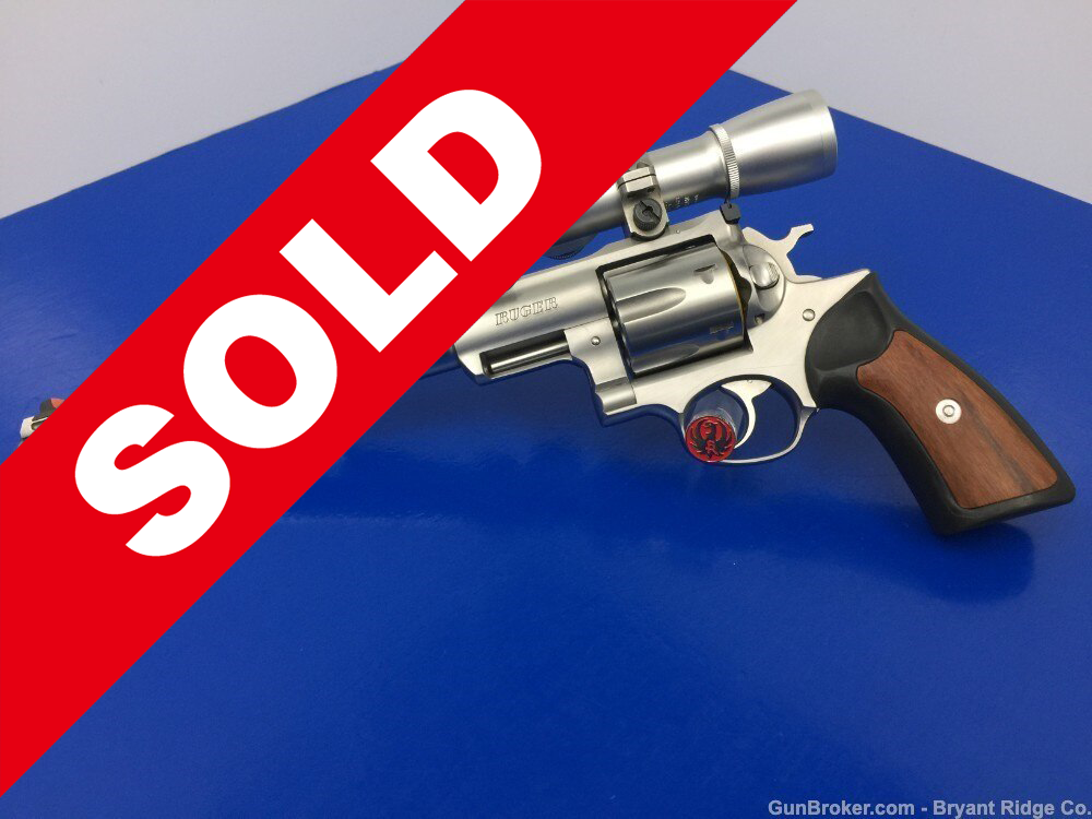 1990 Ruger Super Redhawk .44Mag Brushed Stainless Steel *SCARCE