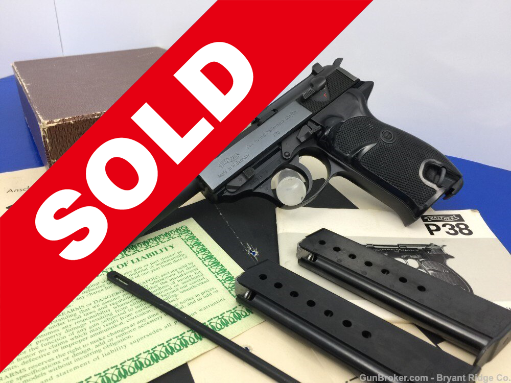 1973 Walther Model P38 7.65mm Para. 5