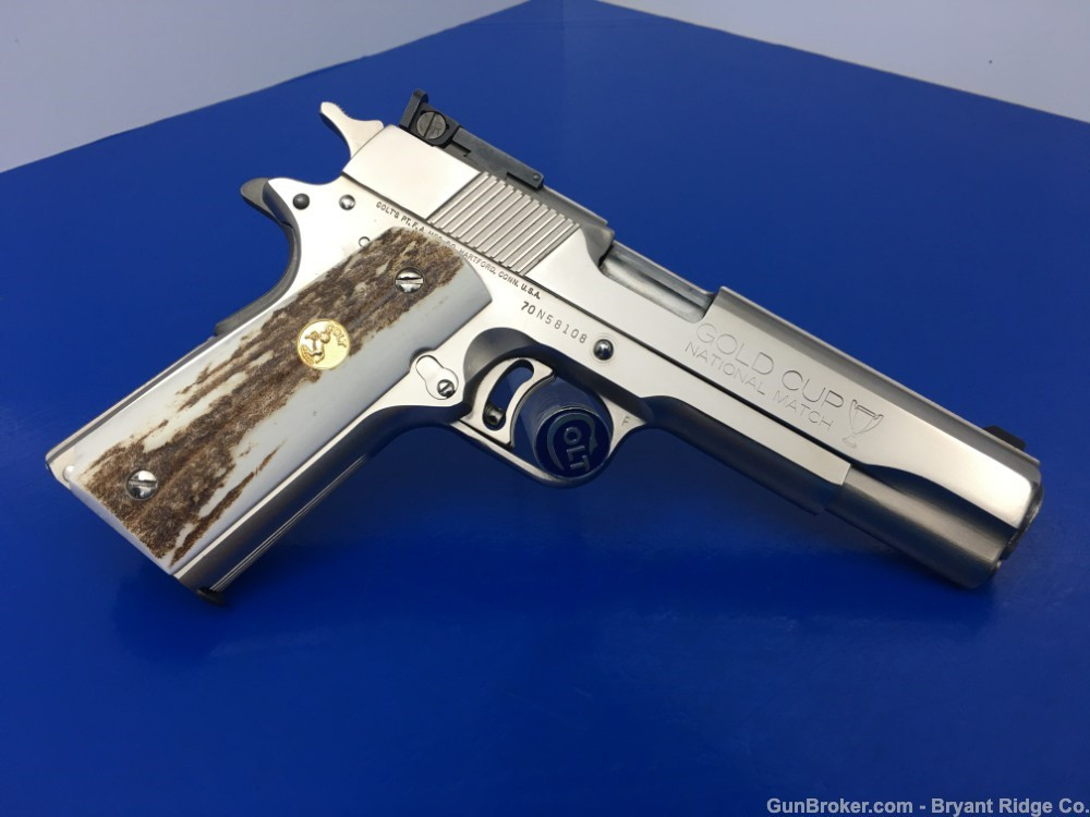1978 Colt Gold Cup National Match Series 70 .45ACP Satin Chrome