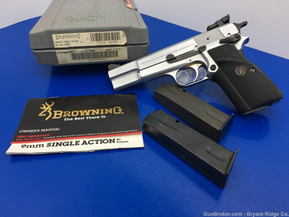 1993 Browning Hi Power 9mm 4 21/32