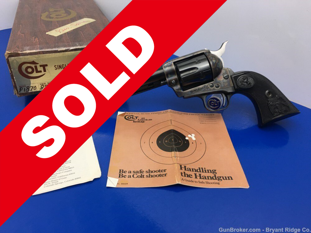 1977 Colt Single Action Army 7.5