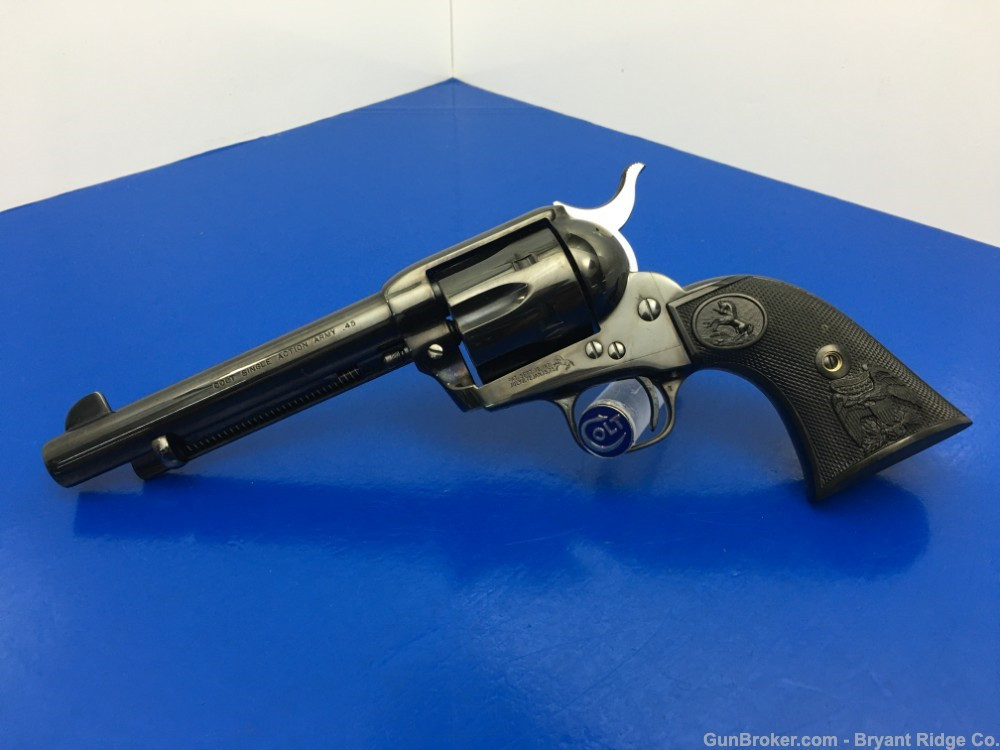 Colt Single Action Army RARE FULL ROYAL BLUE MODEL Colt Custom