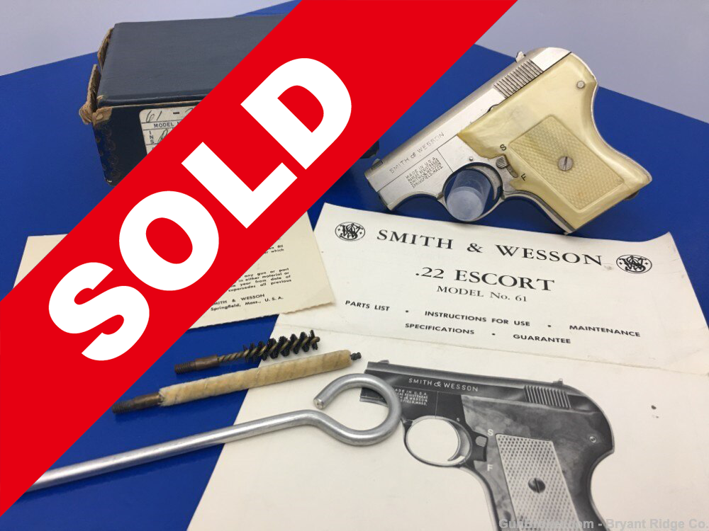 1970 Smith and Wesson 61-2 Escort .22 LR 2