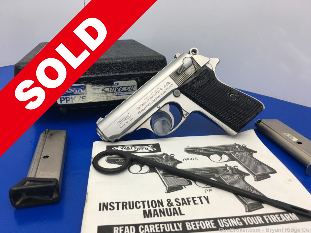 Walther PPK/S Stainless 3.3