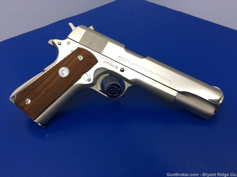 1977 Colt Government Series 70 MKIV *RARE NICKEL* Large Roll Stamp