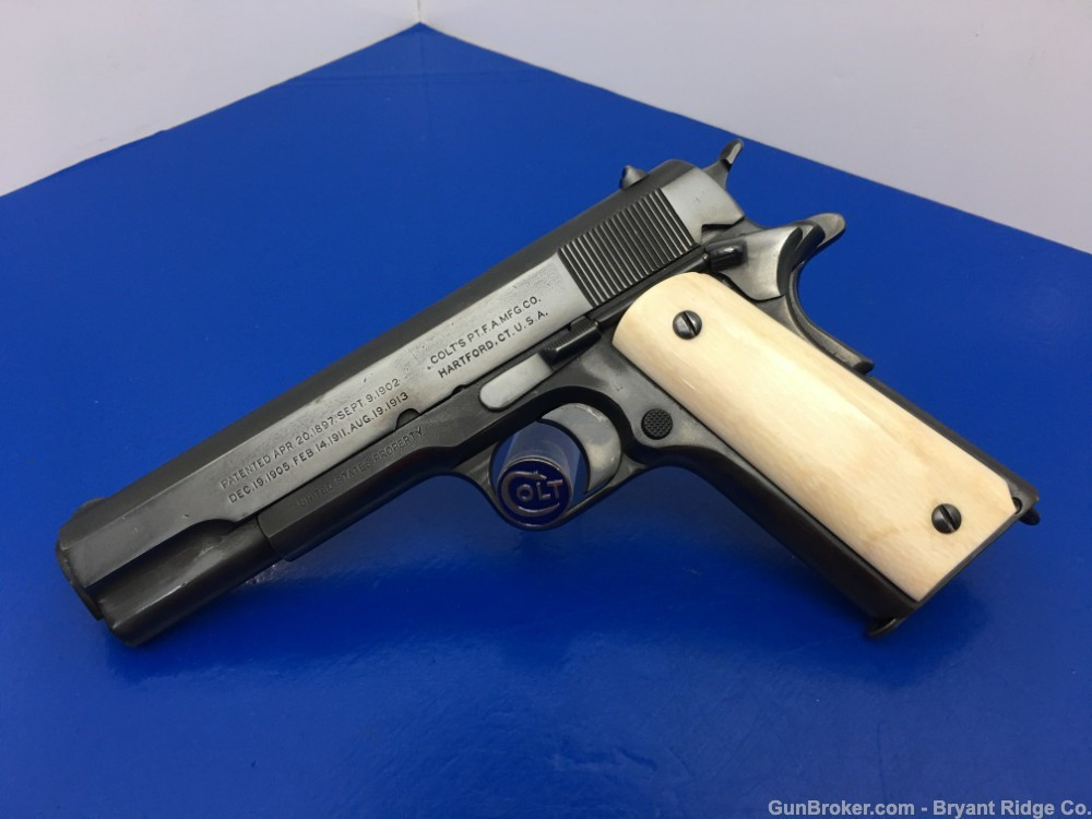 1918 WWI Colt 1911 Black Army .45 ACP *RARE MODEL WITH GENUINE