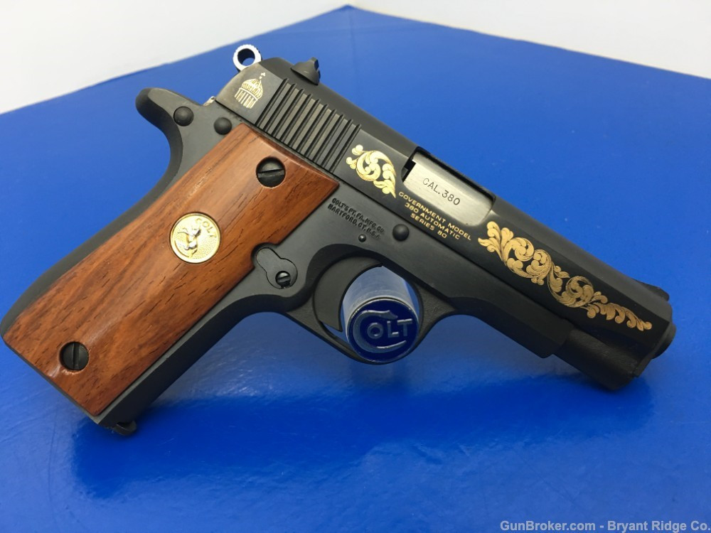 1983 Colt Government MKIV Series 80 .380 ACP *RARE ENGRAVED FIRST