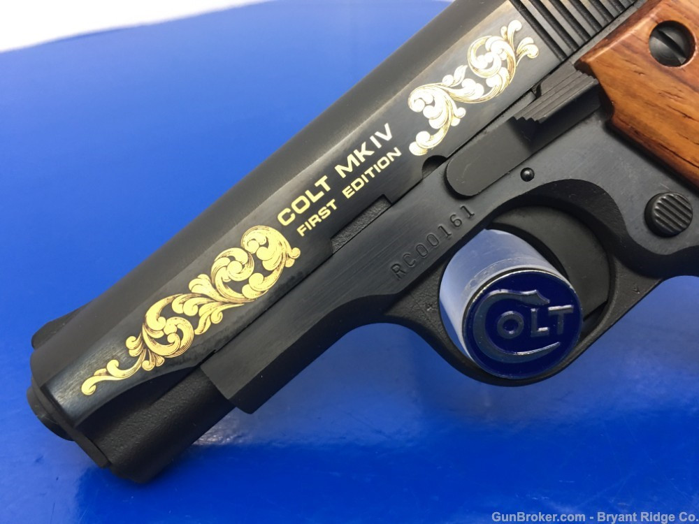 1983 Colt Government MKIV Series 80 .380 ACP *RARE ENGRAVED FIRST