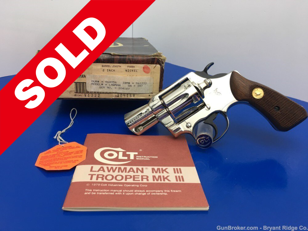 1983 Colt Lawman Mark V .357 Mag 2