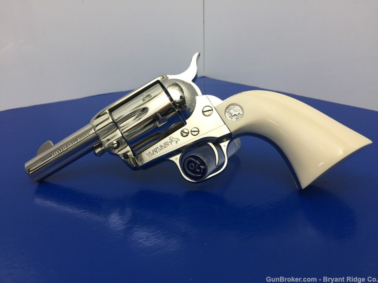 Colt SAA Sheriff's Model .44 SPL / 44-40 WCF Nickel 3