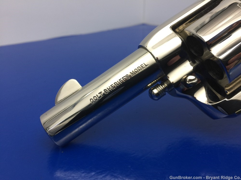 Colt SAA Sheriff's Model .44 SPL / 44-40 WCF Nickel 3