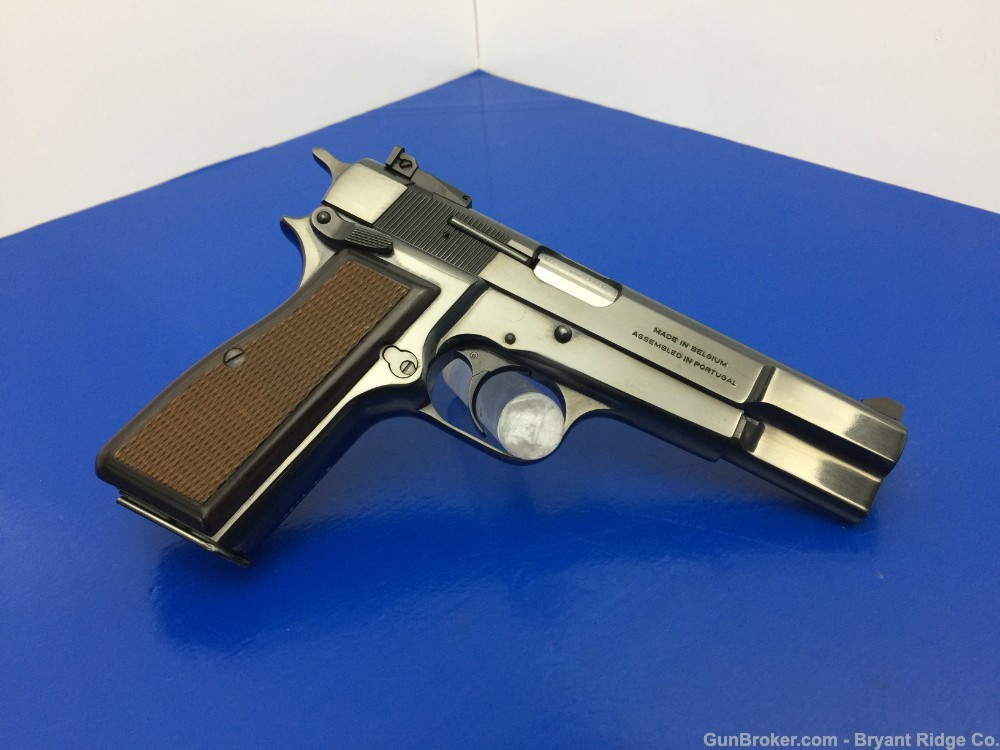 Belgium Browning Hi Power 9mm Blue 4.7