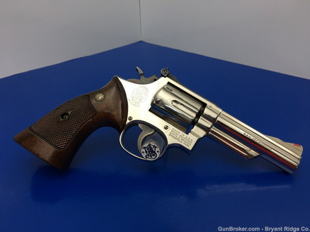 Smith and Wesson Model 19-4 .357 Mag *RARE NICKEL FINISH