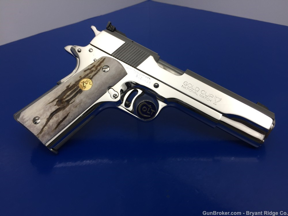 1990 Colt Gold Cup National Match .45acp *GORGEOUS BRIGHT