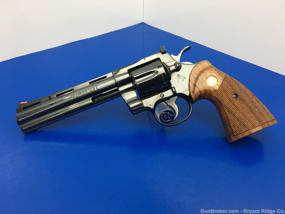 1989 Colt Python .357 Mag Blue 6