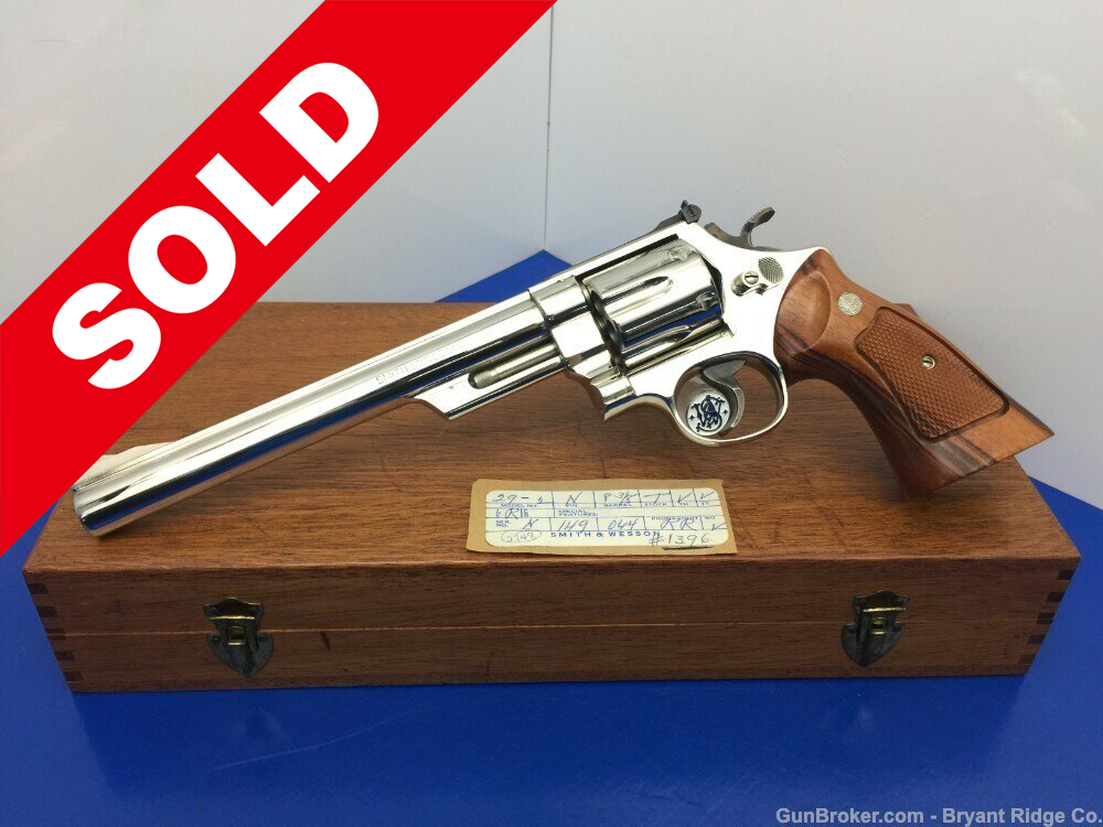 1973 Smith Wesson 29-2 Nickel 8 3/8