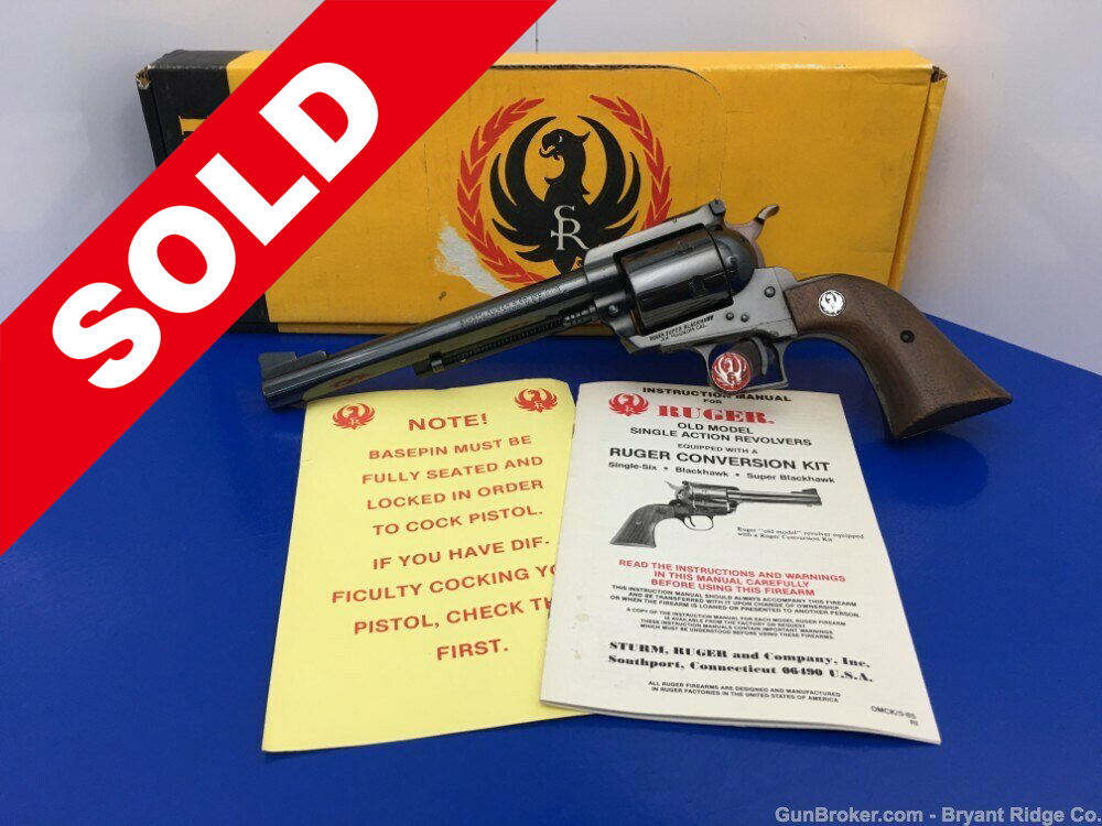 1973 Ruger Super Blackhawk .44 Magnum Blue 7.5