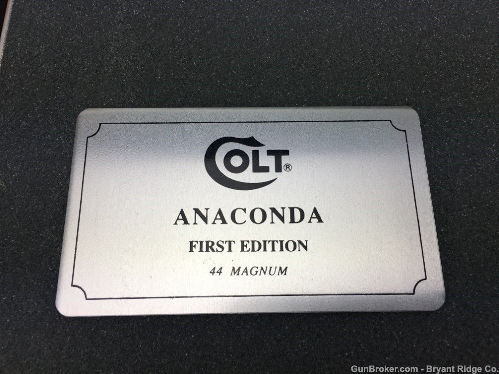 1991 Colt Anaconda First Edition .44 Magnum 6