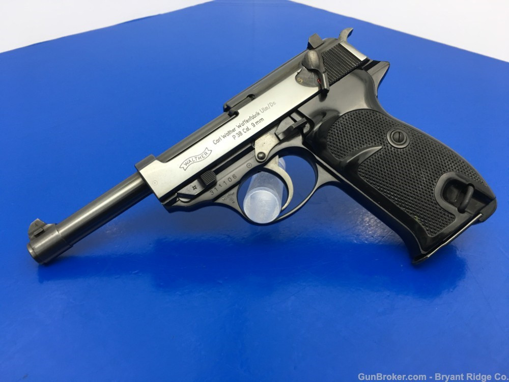 1968 Walther P38 *RARE HIGH POLISH BLUE FINISH* West-German Made