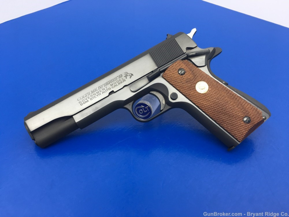 1982 Colt Government MKIV Rare 9mm Steyr *1 OF ONLY 125**MUSEUM