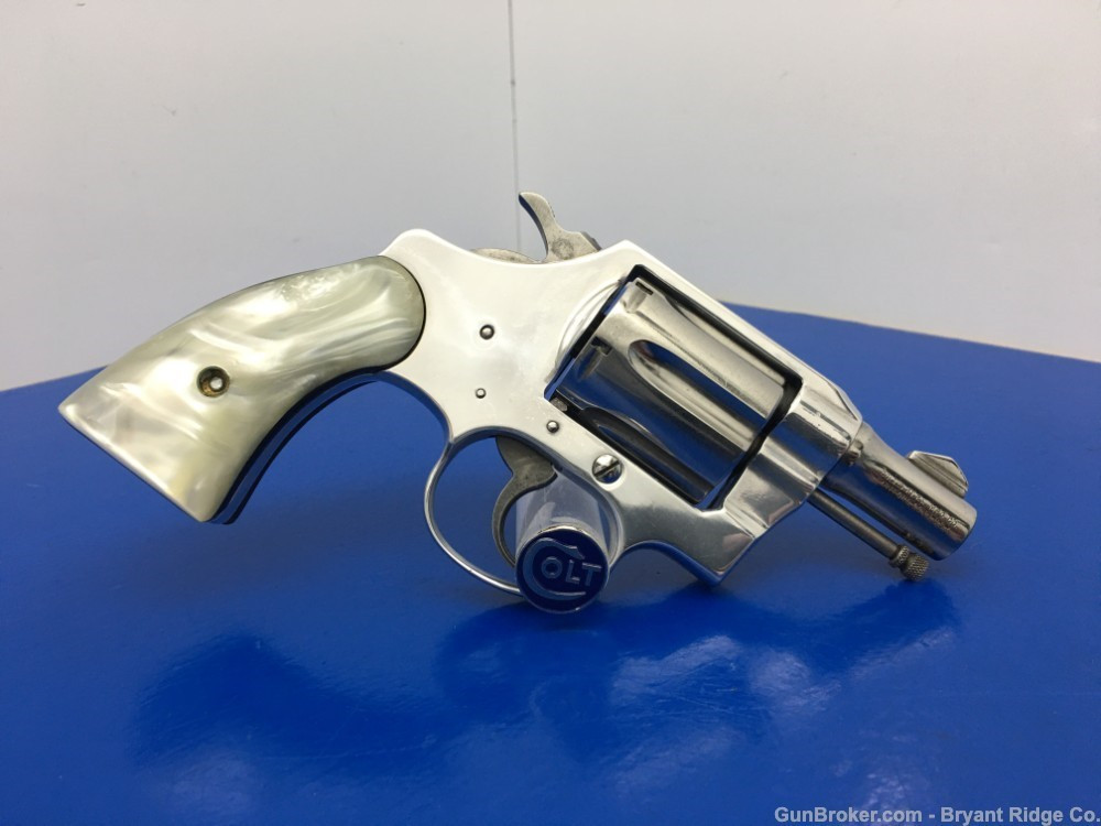 1960 Colt Agent .38 SPL Nickel 2