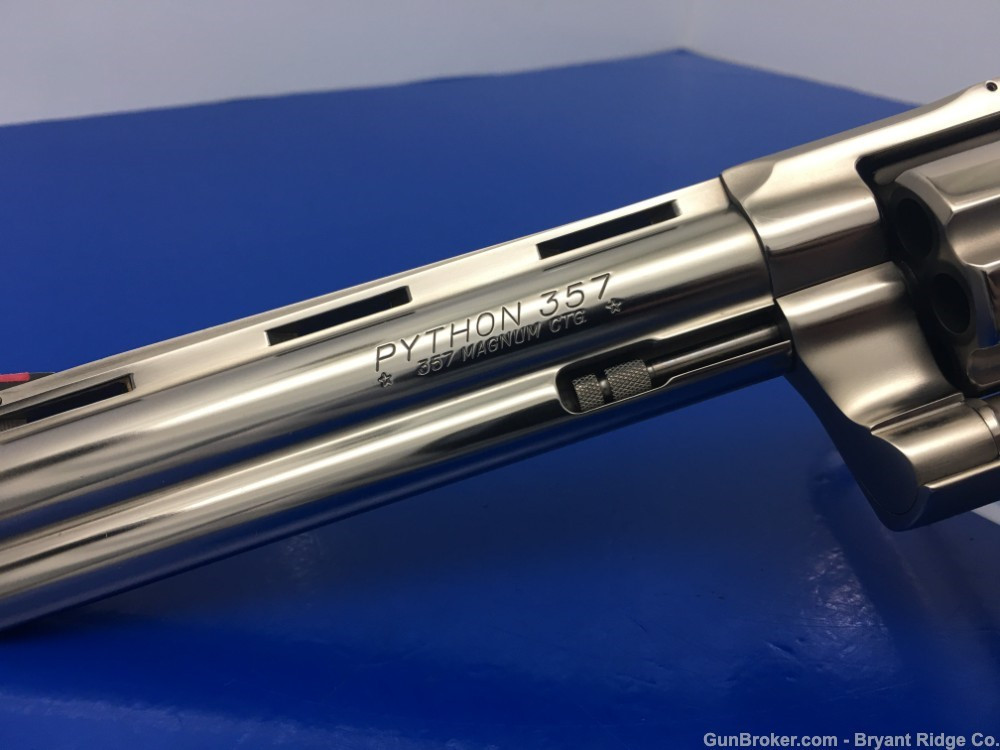 1982 Colt Python *ULTRA RARE E-NICKEL FINISH MODEL* Gorgeous Snake