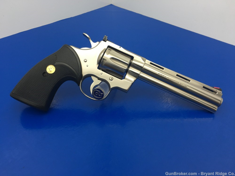 1982 Colt Python *ULTRA RARE E-NICKEL FINISH MODEL* Gorgeous Snake
