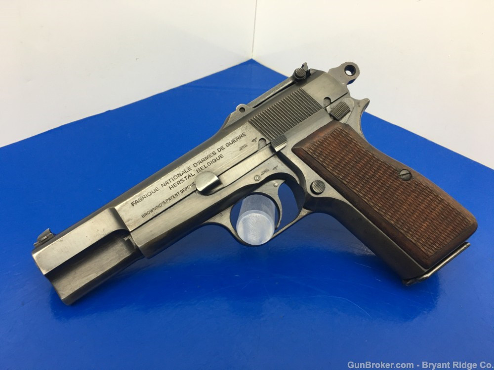 FN Browning Hi-Power 9mm NAZI STAMPED TANGENT REAR SIGHTS Example