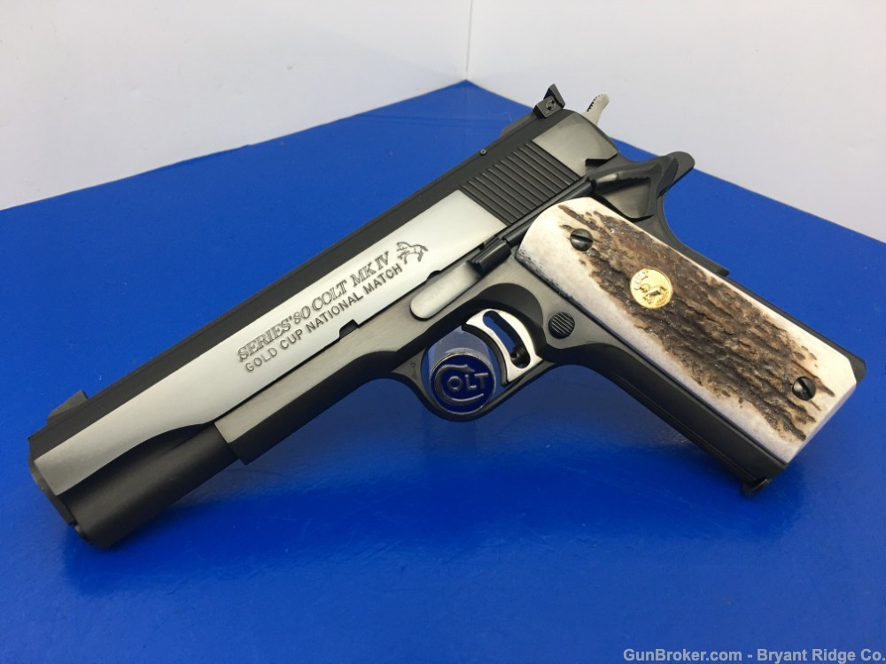1992 Colt Gold Cup National Match Series 80 .45 ACP *GENUINE STAG