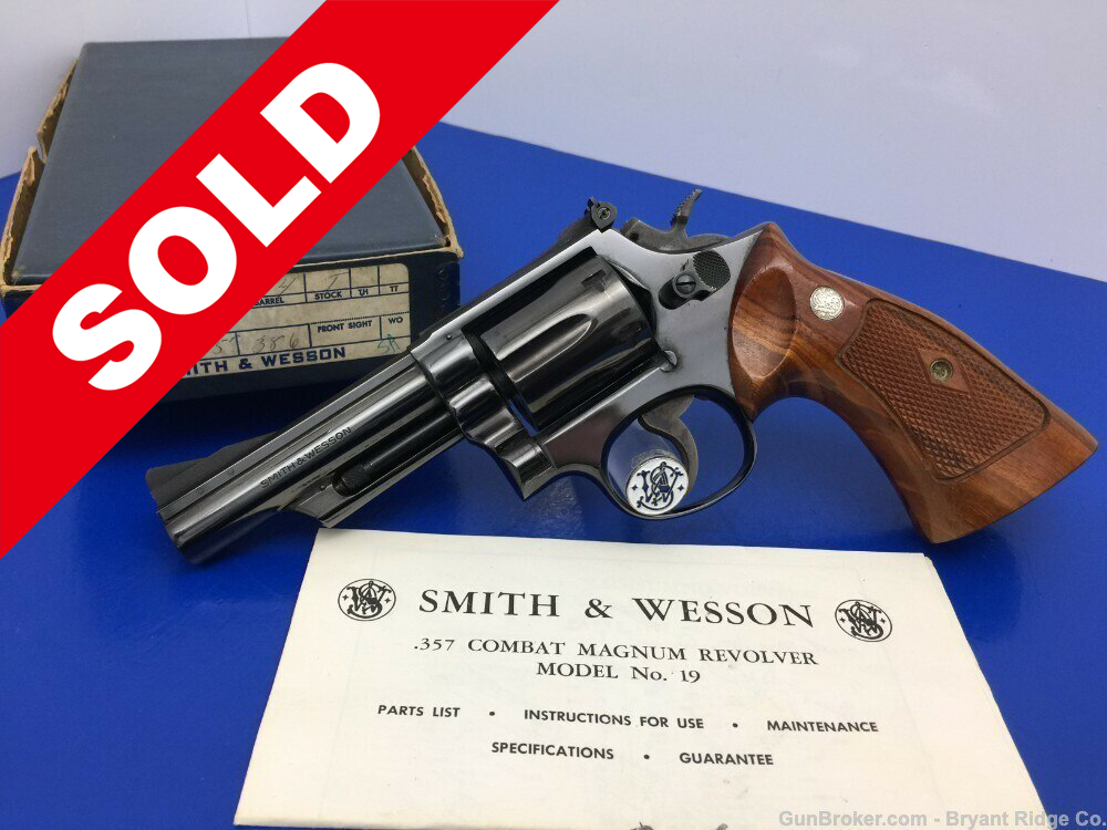 1967 Smith Wesson 19-2 .357mag 4
