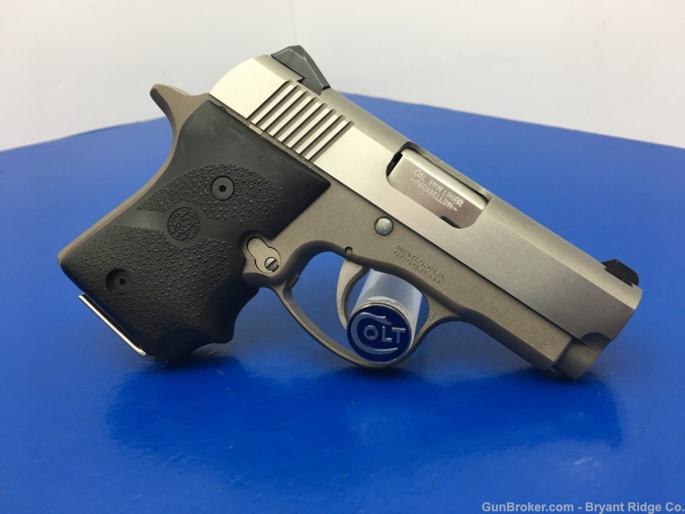1999 Colt Pocket Nine 9mm Nickel & Stainless *RARE! ONLY MADE FOR