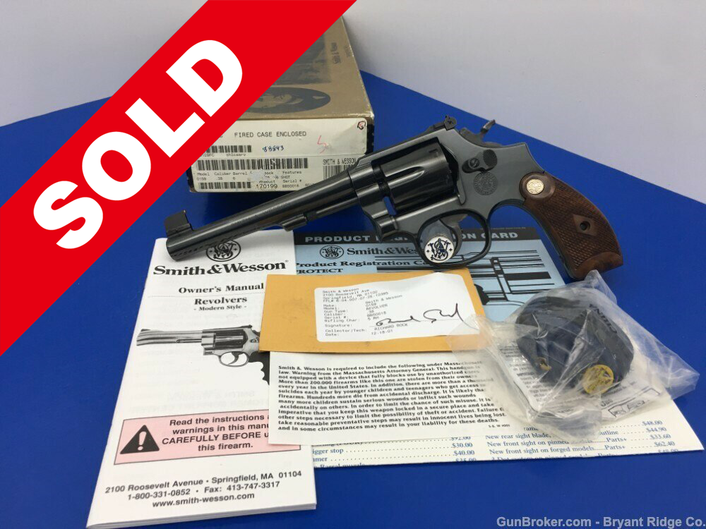 2001 Smith Wesson LEW HORTON 15-9 .38 Spl 6