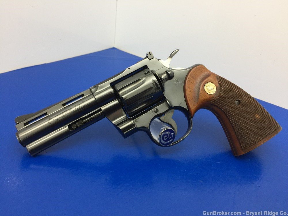 1963 Colt Python .357mag Royal Blue 4