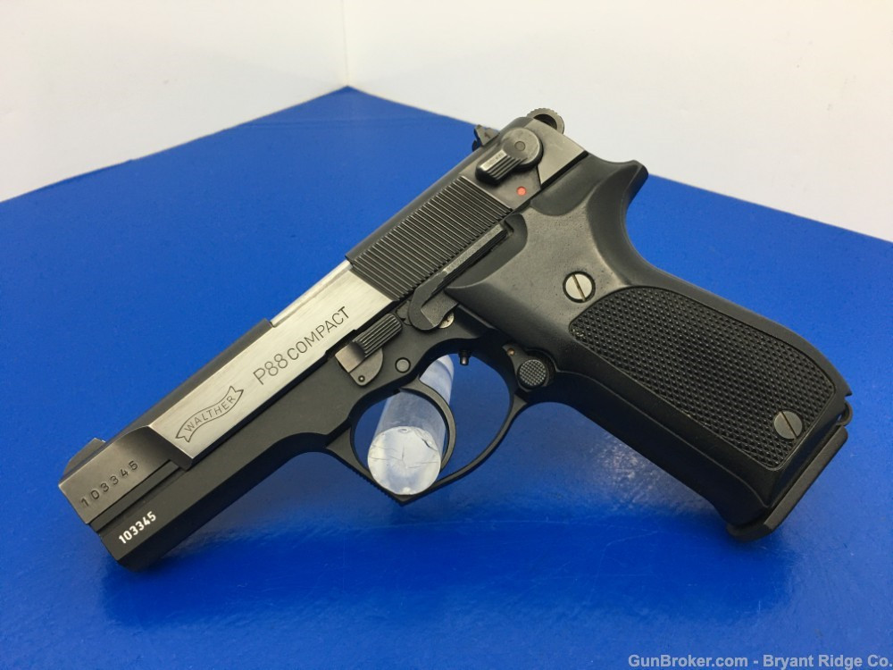 1995 Walther P88 Compact 9mm Blue *GORGEOUS GERMAN MADE COMPACT