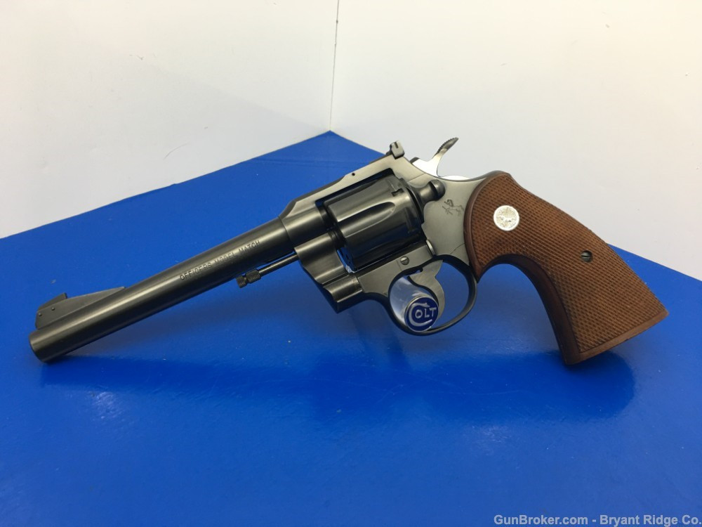 1960 Colt Officer Model Match .22 Mag Blue 6